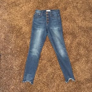 Madewell 10” high rise jean